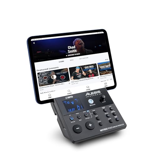 Alesis Nitro Max Kit Eight Piece Electronic Drum Kit with Mesh Heads and Bluetooth - Image 14 thumbnail