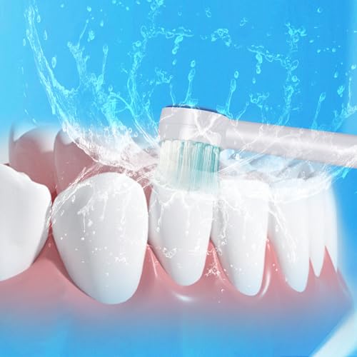 Hwxtoxy Replacement Tips for Waterpik Aquarius Water Flosser Waterpik Toothbrush Replacement Heads Toothbrush and Oral Irrigators (6 Brush Head Tips)