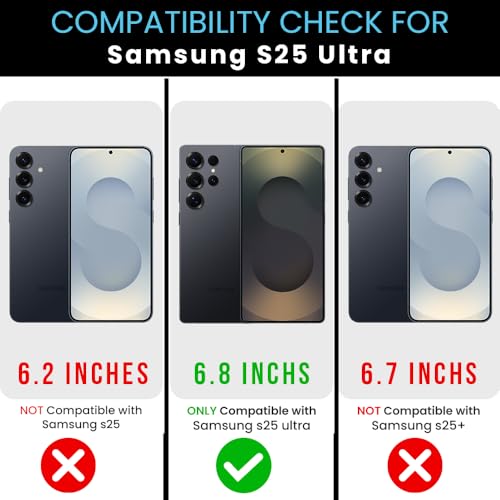 Image of MILLION CASES Back Cover Case for Samsung Galaxy S25 Ultra Shockproof Protective Aero Mesh Pro Metallic Hybrid Case for Men & Boys(Black)