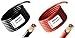 Produktbild EBROM - 3 Meter Batteriekabel - rot und schwarz - Pluskabel und Massekabel - 10mm2 | 10 mm² | 10 mm2 - Vollkupfer 99,9% OFC Kupfer Stromkabel - Ihre Länge: je 3 Meter