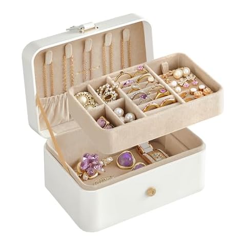SONGMICS 2-Layer Jewelry Organizer Cover