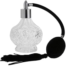 80ml Clear Crystal Vintage Style Perfume Bottle Silver Long Spray Tassels Atomizer Pump Refillable Glass Bottles Makeup Tool