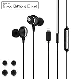 【Fashion / Ergonomic Design】 This in ear headphone can naturally matches your ear canal, and is not easy to fall off. The line body adopts unique material. The top part of the line is made of TPE, flexible and unbreakable. The lower part is made of high-quality nylon, not easy to knot, and let you get rid of the annoyance of the headphone wire winding. This earphone with mic is very light, weighs 12 grams.