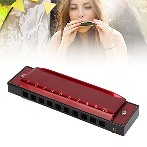 Harmonica pour débutant, orgue à bouche au son agréable facile à jouer pour la performance pour les adultes pour jouer(rouge) - Les Beatles, Paul McCartney, John Lennon, RIngo Starr, George Harrison Harmonica pour débutant, orgue à bouche au son agréable facile à jouer pour la performance pour les adultes pour jouer(rouge) – Image 3