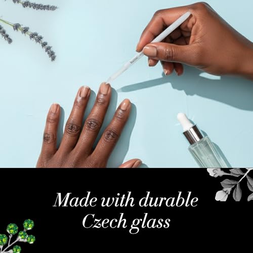 butter London Glass Cuticle Pusher, Signature Glass Collection - Professional Cuticle Pushers & Scraper for Natural Nails - Salon Quality Manicure Pedicure Tool & Products for Fingernails & Toenails