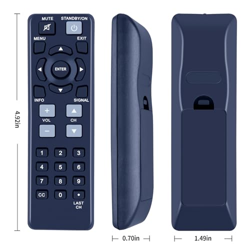 PZL New Replacement Remote Control for RCA Venturer LCD Digital TV PLV76176 PLV16100 PLV7615H PLV16070 STB7766G PLV76156 PLV76198E