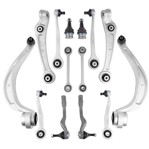 Image of NSGMXT 14pcs Front Suspension Control Arms Set compatible with A4 1.8 2.0 3.0 3.2 8K2 8K5 B8 2008-2016 8K0407505A 8K0407694S 8K0407152B 8K0411317C
