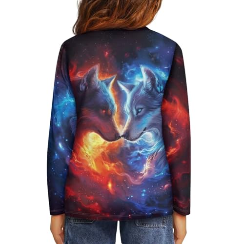 Image of Uourmeti Teens Girls Long Sleeve T Shirts Fall Outfits Boys Active Sportswear Running Tops