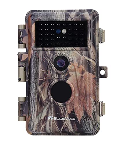 Game Trail Deer Camera with Night Vision 24MP HD 1296P H.264 MP4 Video Hunters Wildlife Hunting Cam No Glow IR Motion Sensor Activated IP66 Waterproof & Password Protected Photo & Video Model