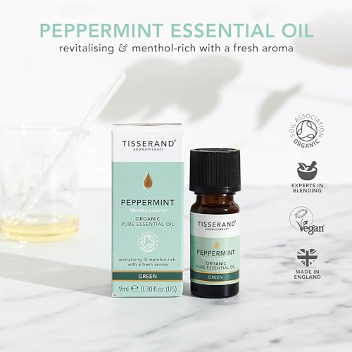 Tisserand Aromatherapy ,Peppermint - Organic Essential Oil ,Massage Oil, Aromatherapy Oil , Skin Oil, Oil For Diffuser ,100% Natural Pure Essential Oils ,9ml - Image 3