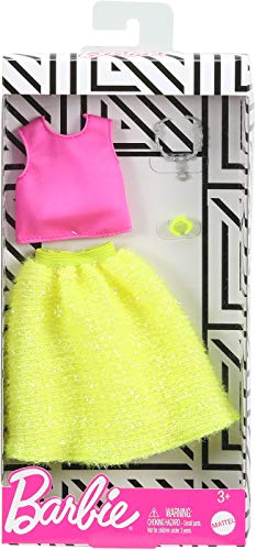 Barbie Roupas e Acessórios - Blusa Rosa Saia Brilhante