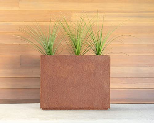 Veradek Metallic Series Corten Steel Span Planter #TOP3