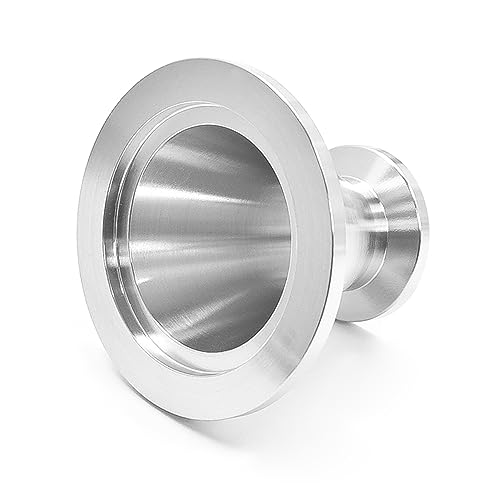 Image of Vacuum Conical Reducer KF-40 to KF-16 (NW-40 to NW-16), Vacuum Fitting, 304 Stainless Steel, Flange Adapter (KF40-KF16)