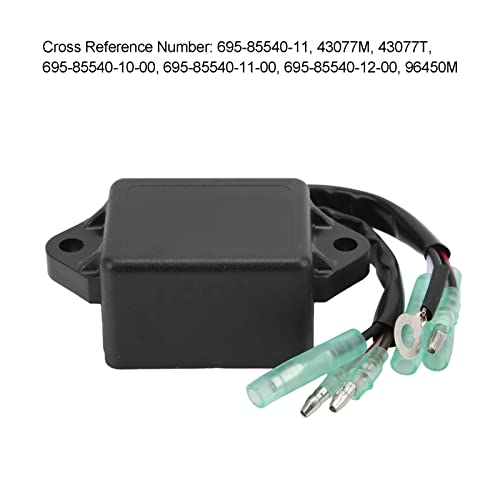 Aramox Unidade de ignição CDI Marine CDI para motor externo de motor externo de 2 tempos 1984-1997 6