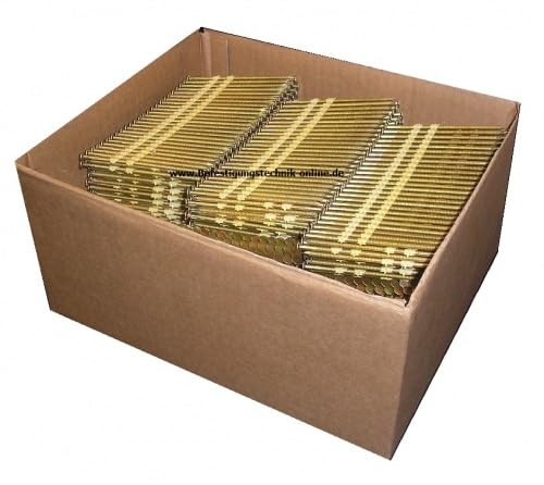 BETEON24 Clous à bande galvanisés lisses 20° 3,1 x 90 mm pour cloueuse Bostitch Prebena Paslode KMR BeA 3,0M H