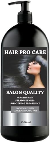 Hair Pro Care Keratin Hair Straightening Smoothing Treatment, Sulphate-Free, Anti Frizz, 1000ml