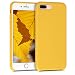Produktbild kwmobile Hülle kompatibel mit Apple iPhone 7 Plus / 8 Plus - Hülle Silikon gummiert - Handyhülle - Handy Case in Honiggelb