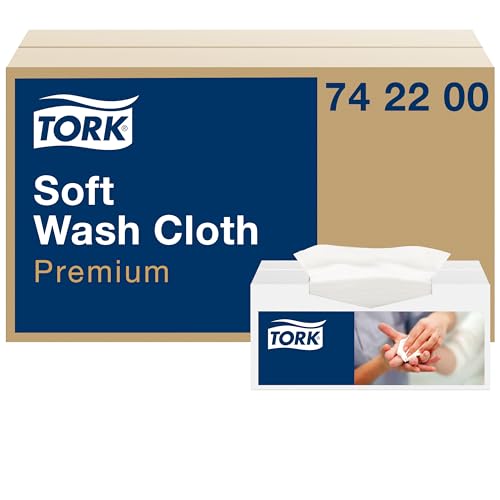 Tork weiches Waschtuch Premium, hygienisch, 1 × 135 Tücher, 742200