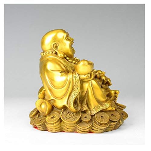 Estatua de Buda Riente de Latón para Decoración de Escritorio miniatura 3