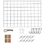 Wall Grid Black 45 X 65 Cm