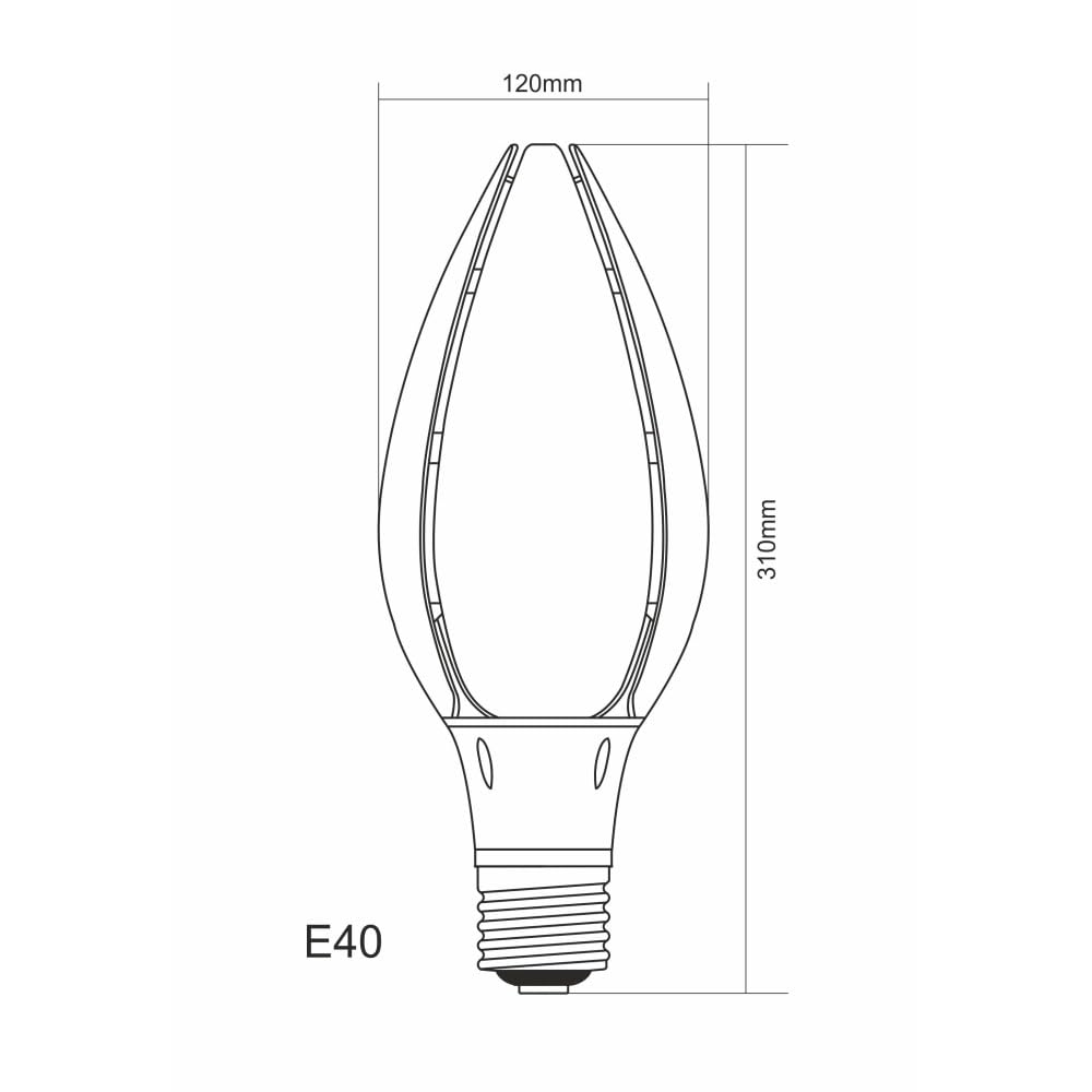 NOA 85W. 360º E27 5000K 9500Lm