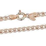 ZIERLICHES DESIGN - Sehr leicht und angenehm zu tragen. Breite 2.3mm. Metallgewicht: 2.1 g.