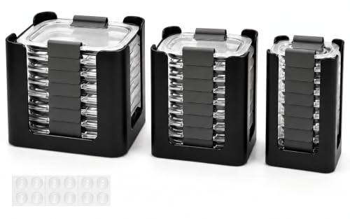 Saccik Lid Organizer for Rubbermaid Brilliance Lids