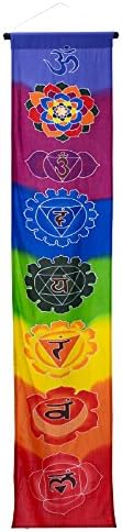 Lily Go Valley Multi Color Seven Chakra Banner