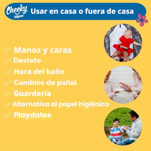 Miniatura 2 de Cheeky Wipes - 25 Toallitas De Rizo De Bambú Lavables, 15 X 15 Cm, Reutilizables, Perfectas Para Manos Y Cara Del Bebé, Absorbentes, Suaves Y Antibacterianas