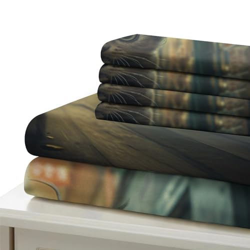Housse de couette ultra douce microfibre pour lit double 200x200 cm