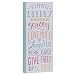 Barnyard Designs Think Deeply Speak Gently Love Much Box Wall Art Sign, Primitive Country Farmhouse Home Decor Sign with Sayings 12 x 5