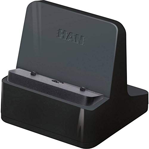 HAN 92130-13, Smartphone Stand Smart-Line, Innovative, Ergonomic, with Cable Management, Black
