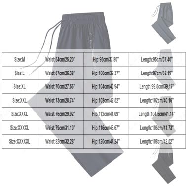 Hiking Pants Men Waterproof Lightweight Running Joggers Quick Dry Athletic Pant Sports and Outdoors with Zipper Pockets2