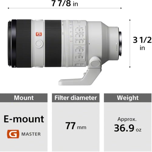 Image of Sony FE 70-200mm F2.8 GM OSS II Full-Frame Zoom Lens Bundle