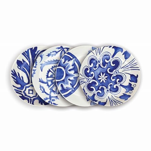 Rosanna Azul Pasta Bowls, Set of 4, 8.25 Rosanna Azul Pasta Bowls, Set of 4, 8.25