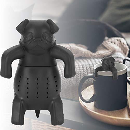 Colador de Té Pug de Silicona de Perro de Dibujos Animados, Acces...