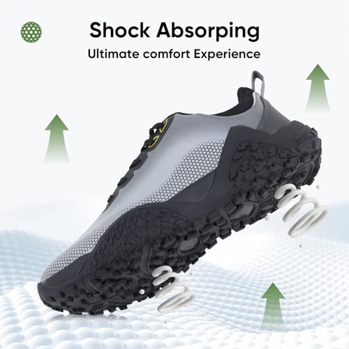 Wide Golf Shoes for Men Spikeless Professional Outdoor Waterproof Golfing Footwears Sneakers with Arch Support2