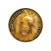 Lion of Judah, Man of God, Be Strong and Courageous, Antique Gold Plated, Challenge Coin, Joshua 1:9