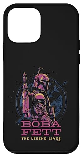 Coque iPhone 12 Mini Star Wars Boba Fett style geek café et bureau