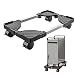 Supporto Mobile Per PC Tower Con Ruote Silenziose E Bloccaggio, Piano In Metallo E Legno, Per Case Gaming E Desktop - Gestione Cavi Integrata