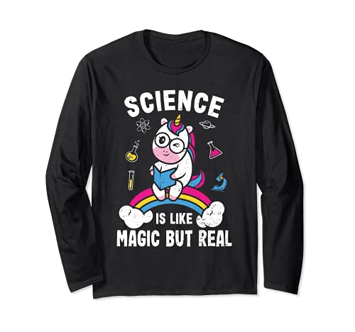 o: Cience Is Like Magic But Real - Scienza Maglia a Manica