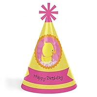 Algopix Similar Product 16 - Pink Ducky Duck  Cone Happy Birthday