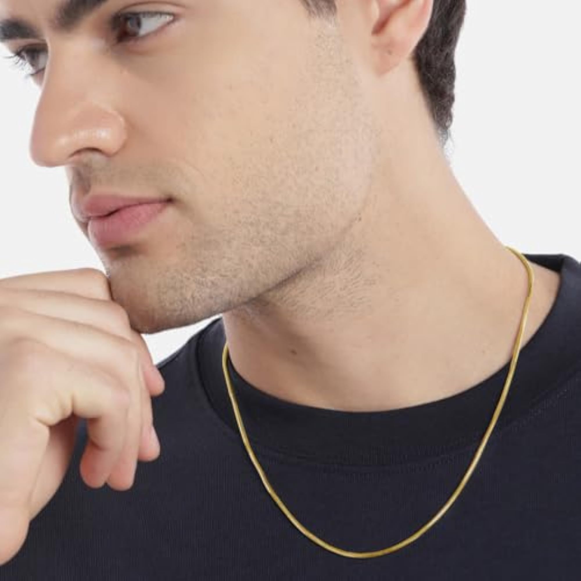 925 Sterling Silver Sleek Serenity Chain Necklace, Gift for Her