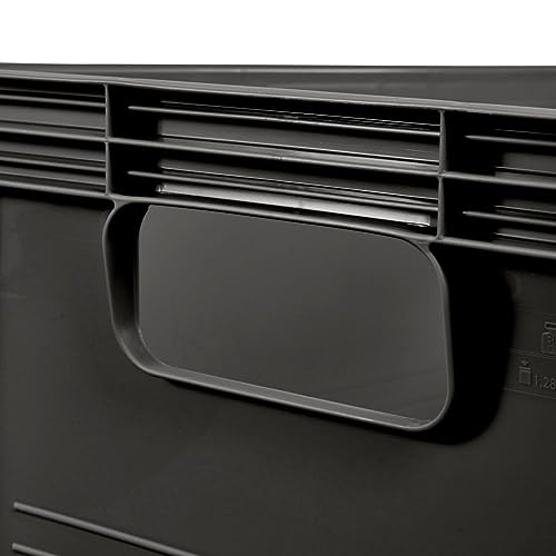 keeeper Transportbox-Set 8-teilig, Stapelbar, Polypropylen, 8 x 20 l, Robert, Graphit-Grau