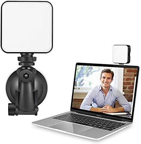 Video Conference Selfie Light Kit – Battery Power LED Webcam Lighting for Home Working Zoom Skype Teams Meet for Laptop, Computer, Tablet or Mobile.