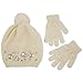 ABG Accessories Big Girls' Multi Gem Knit Beanie and Magic Glove Set