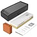 Premium Knife Sharpeners Stones Japanese Grits 800 & 3000. Larger 210 x 70 mm Dual Whetstone Sharpener for Kitchen Knives, Chisel Tools & Blades. Complete Kit with Safe Non-Slip Case & Lapping Stone