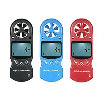 Anemometer, Handheld Digital Anemometer Wind Speed/Temperature/Wind ...