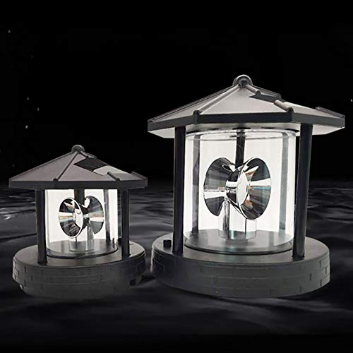 Rotating Lighthouse Lamp, Solar Landscape Light with Auto On/Off by Fafeicy - Used condition - Image 4