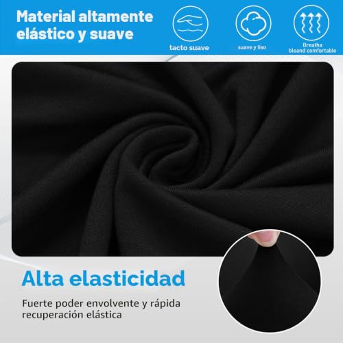 Miniatura 3 de Luckwaii Funda Para Silla Gaming 6 Piezas Funda Para Silla De Escritorio Extensible Desmontable Con Reposabrazos Funda Para Reposabrazos Silla Funda Para Silla De Oficina Funda Para Silla De